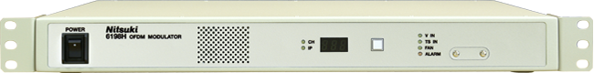[製品写真] MODEL 6198H: HD/SDエンコーダー内蔵OFDM変調器 と MODEL 6198S: SDエンコーダー内蔵OFDM変調器