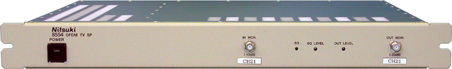 [写真] MODEL 8554: OFDM TV シグナルプロセッサ（横型）
