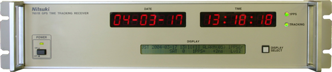 MODEL 7651B: GPS時刻・周波数同期受信機