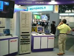 日本通信機 ケーブルテレビ2005 展示会 準備風景(1)