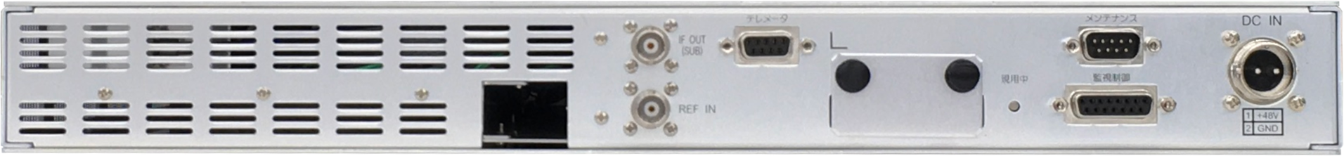 [pic] MODEL 6515 シリーズ: 地上デジタル放送 2波型/4波型 補償器(背面)