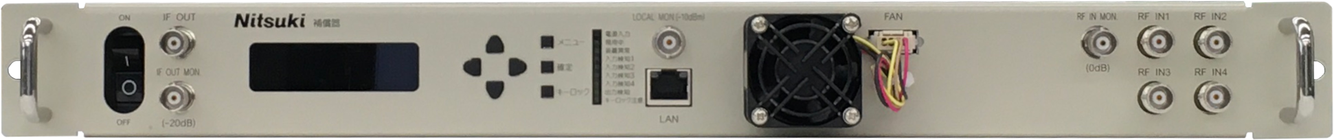 [pic] MODEL 6515F: 地上デジタル放送 4波型 補償器(正面)