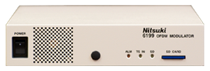 [製品写真] MODEL 6199: 館内自主放送システム OFDM変調器内蔵SD×4系統エンコーダ